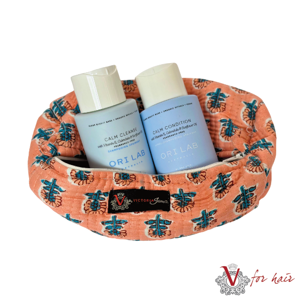 Peach Petal Ori Lab Calm Travel Set in bag