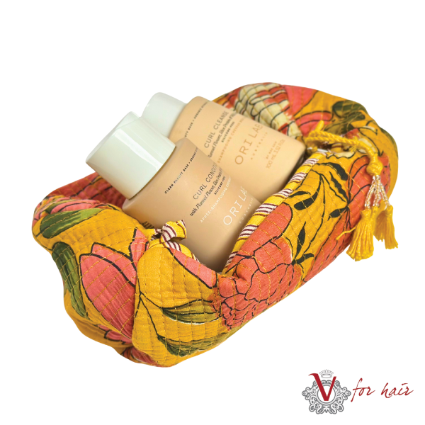 Mustard Flower Ori Lab Curl Travel Set side view