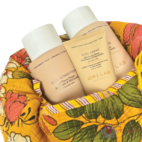 Mustard Flower Ori Lab Curl Trio  close up