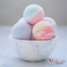 colourful tilley bath bombs assorted in bowl