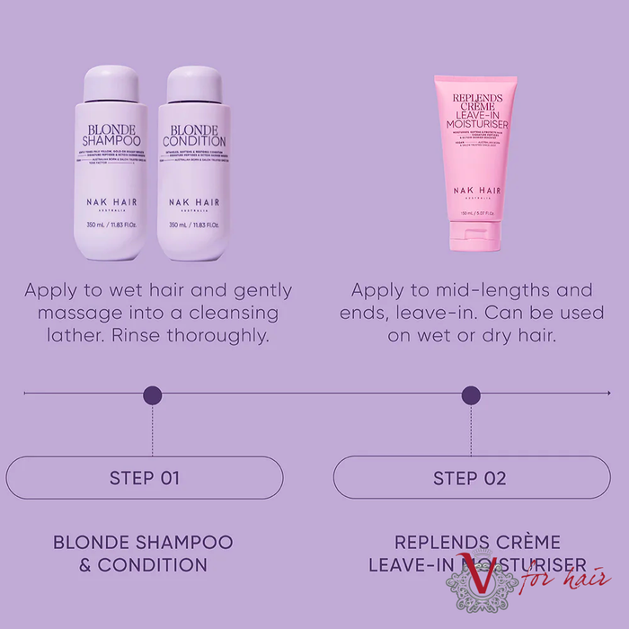 NAK - Blonde Shampoo - 350ml routine