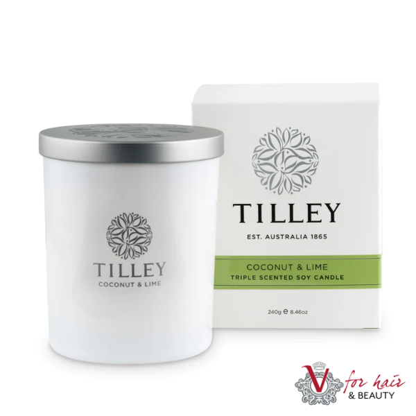 Tilley - Coconut & Lime Soy Wax Candle - 240g