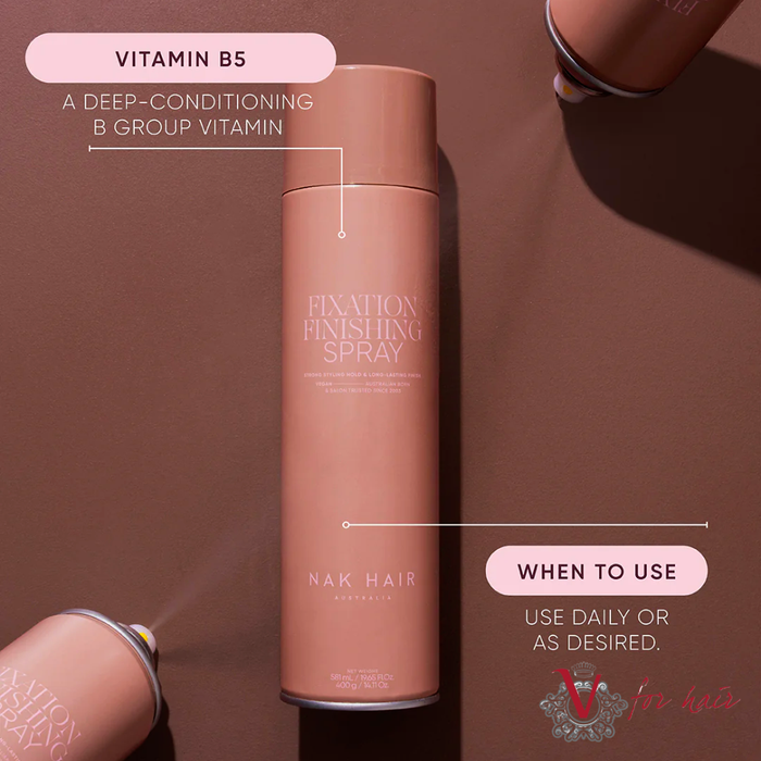 NAK - Fixation Finishing Spray - 400g facts