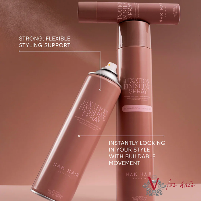 NAK - Fixation Finishing Spray - 400g benefits