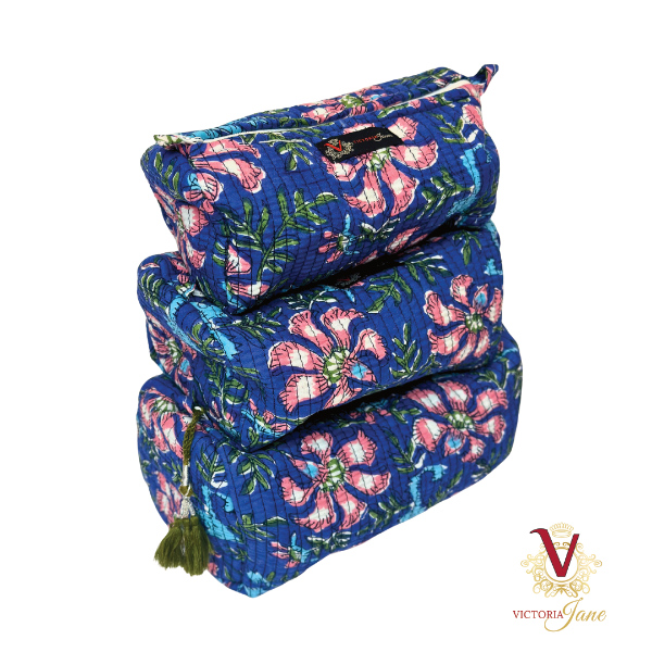Floral Opulence Pouch Bag Set stacked
