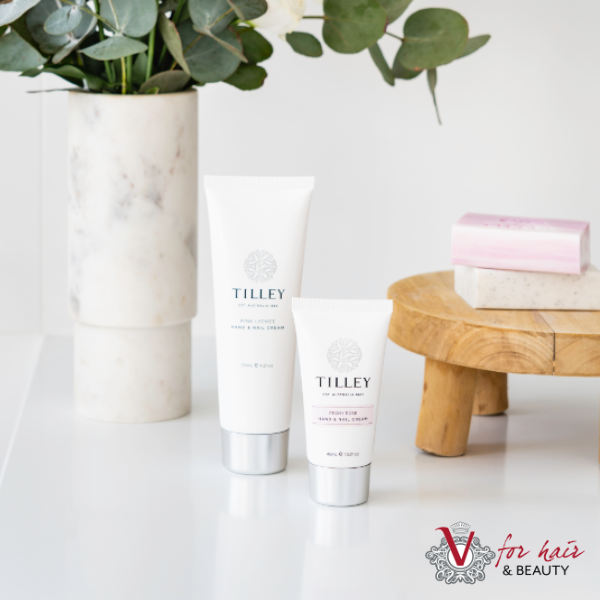 Tilley - Gourmet Hand & Nail Cream Trio - 3 x 45ml in bathroom bench