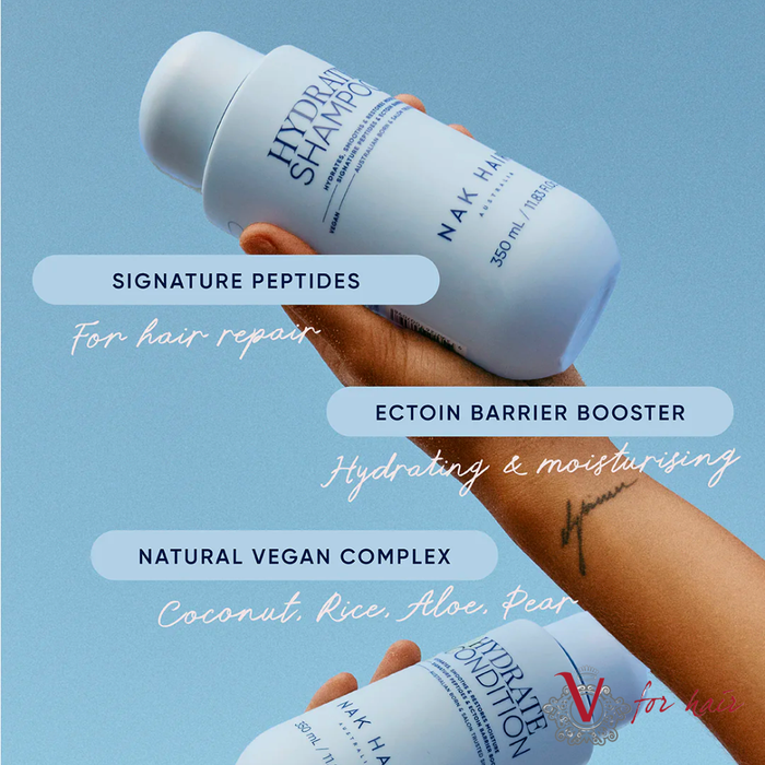 NAK - Hydrate Shampoo - 2 Sizes Available ingreients