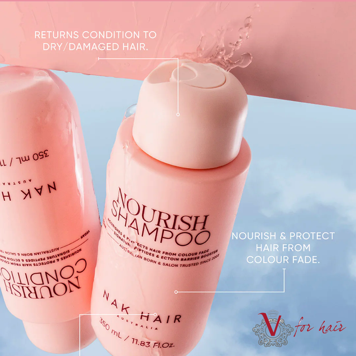NAK - Nourish Shampoo - 2 Sizes Available benefits