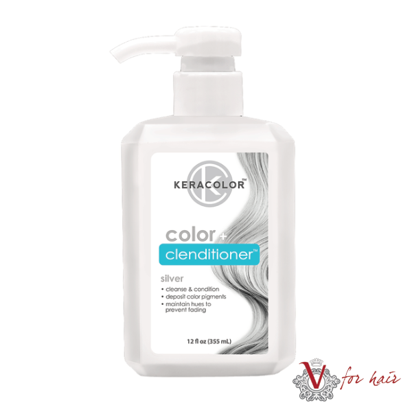 Keracolor - Silver Color + Clenditioner - 355ml