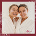 happy mother and daughter getting lovely facial treatment luxury pamper
